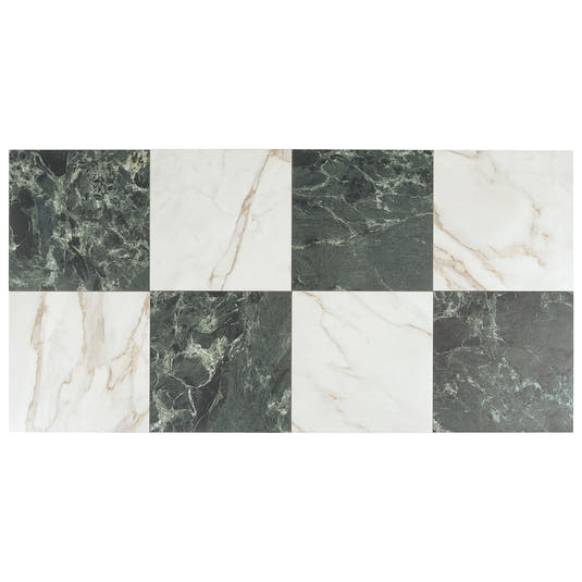 Boldara Verde Marble Look Porcelain Tile 12x12 | Tile Club