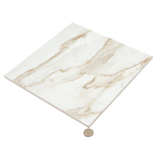 Boldara Oro Marble Look Porcelain Tile 12x12 | Tile Club
