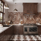 Boldara Rosso Marble Look Porcelain Tile 24x48 | Tile Club