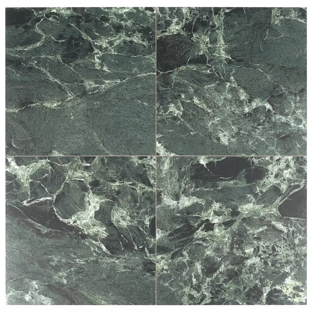 Boldara Verde Marble Look Porcelain Tile 12x12 | Tile Club