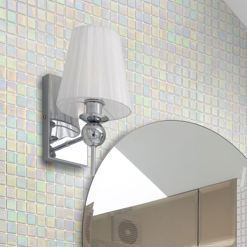 Bright Pearl Squares Glass Pool Tile | Tile Club