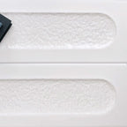 Brio White Dot 3D Ceramic Subway Tile Sample | Tile Club