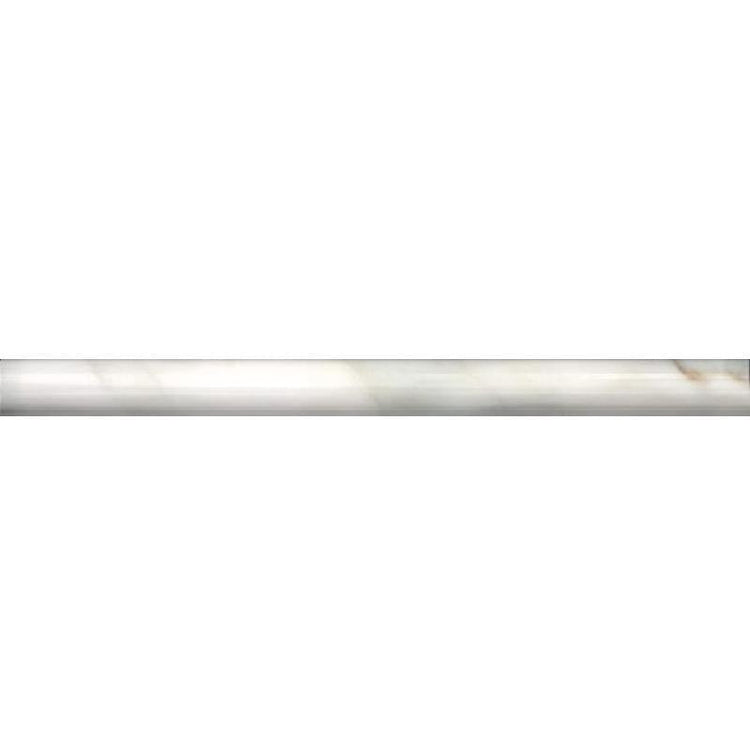 Calacatta Gold Marble Pencil Liner Honed | Tile Club
