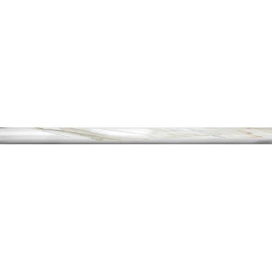 Calacatta Gold Marble Pencil Liner Polished | Tile Club