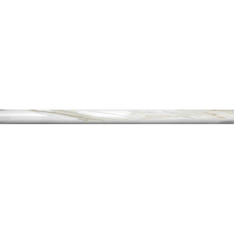 Calacatta Gold Marble Pencil Liner Polished | Tile Club