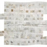 Calacatta Gold Waterfall Marble Mosaic Tile