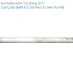Calacatta Gold 3X6 Honed Marble Subway Tile | Tile Club