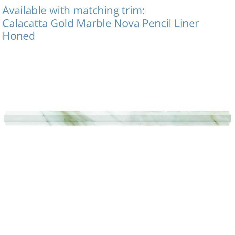 Calacatta Gold 12X24 Honed Marble Tile | Tile Club