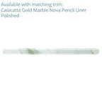 Calacatta Gold Polished Marble Subway Tile 4X12 | Tile Club