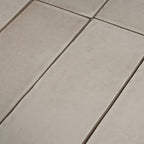 Calta Pearl Gray Gloss Porcelain Subway Tile 2x6 | Tile Club