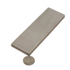Calta Pearl Gray Gloss Porcelain Subway Tile 2x6 | Tile Club