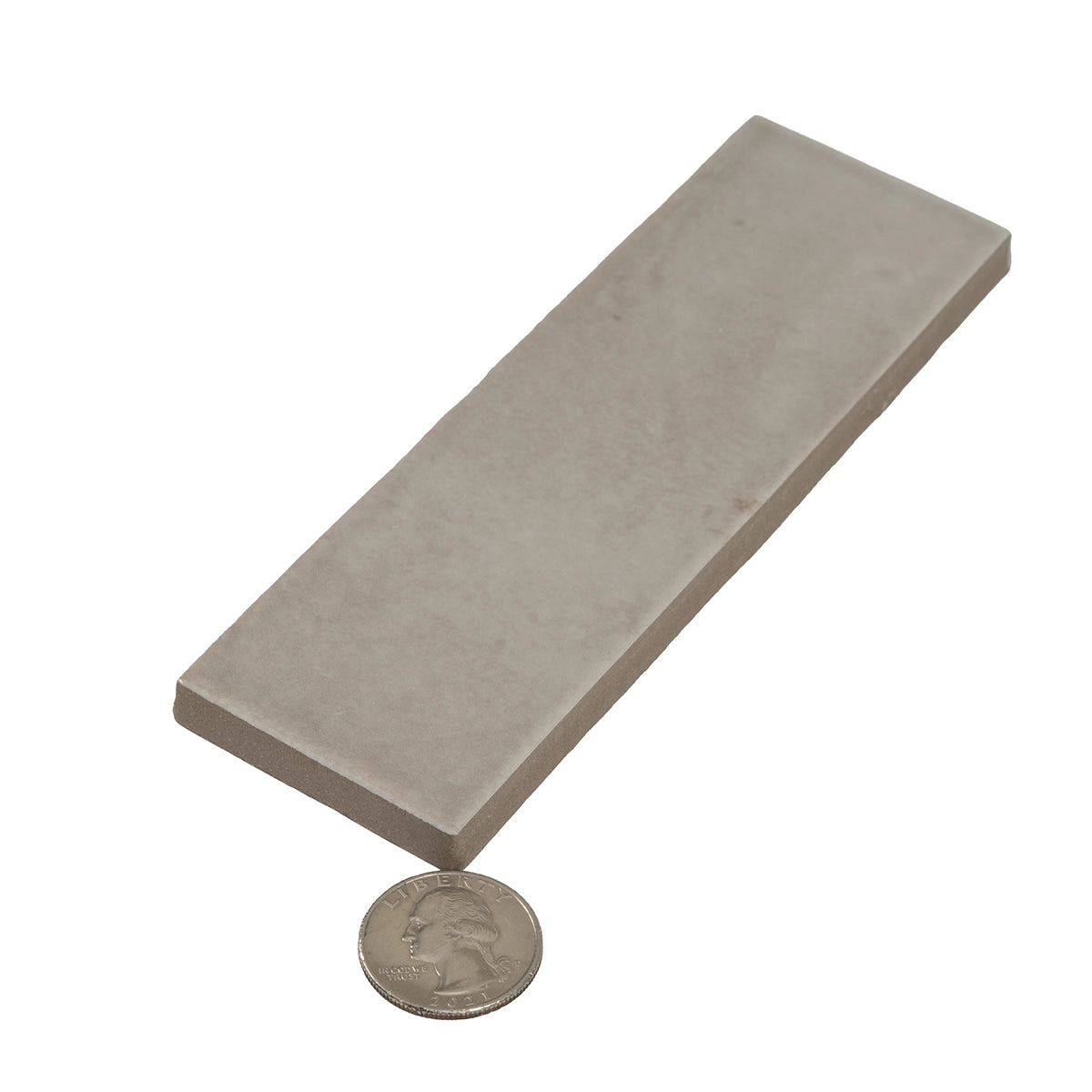 Calta Pearl Gray Gloss Porcelain Subway Tile 2x6 | Tile Club