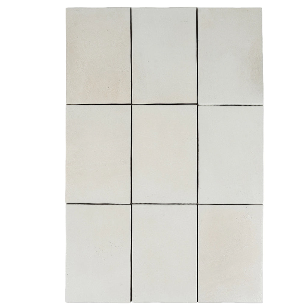 Calta White Matte Porcelain Tile 4x6 | Tile Club