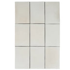 Calta White Matte Porcelain Tile 4x6 | Tile Club