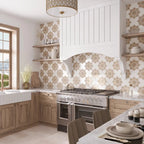 Camila White Cross Porcelain Tile | Tile Club