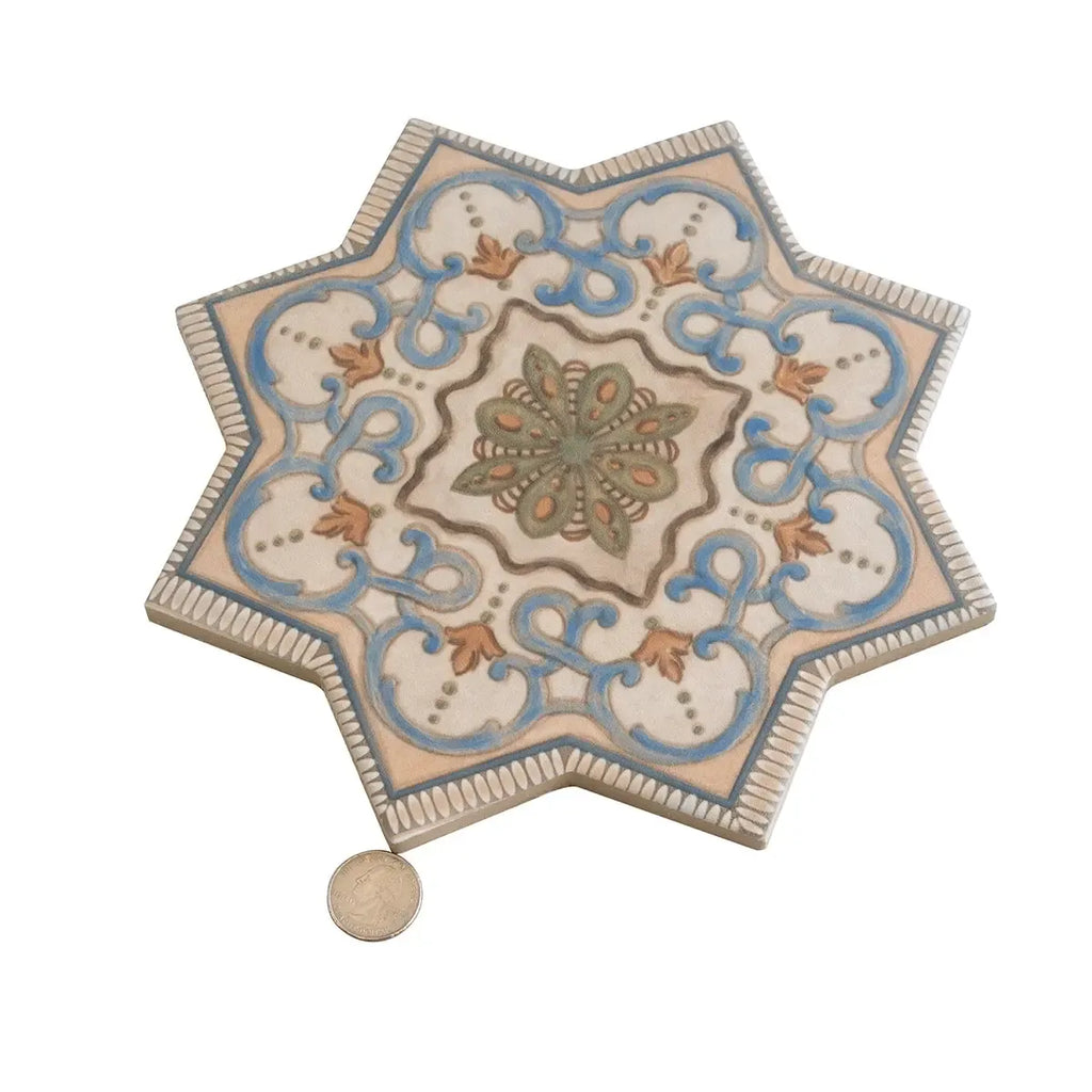 Camila Decorative Star 2 Porcelain Tile | Tile Club