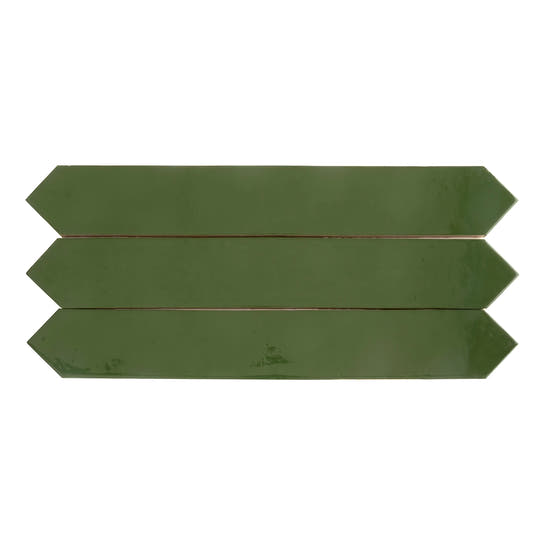 Camila Green Picket Porcelain Tile | Tile Club