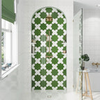 Camila White Cross Porcelain Tile | Tile Club