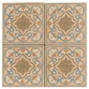 Camila Scrollwork Square Porcelain Tile | Tile Club