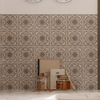 Camila Scrollwork Square Decorative TIles