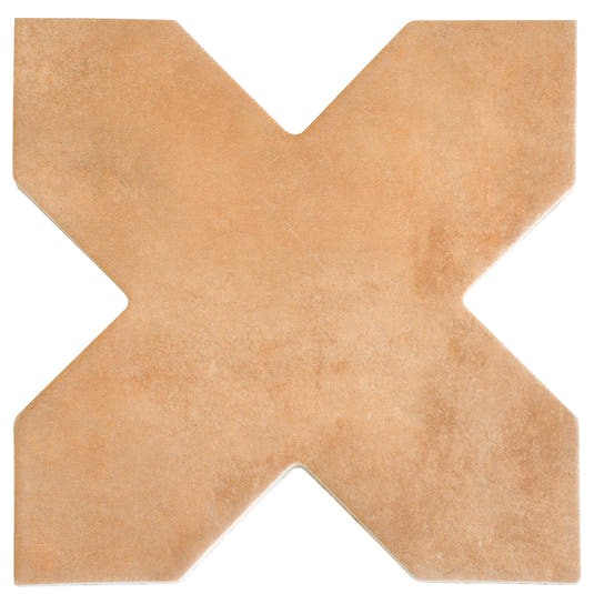Camila Terra Cotta Cross Porcelain Tile | Tile Club