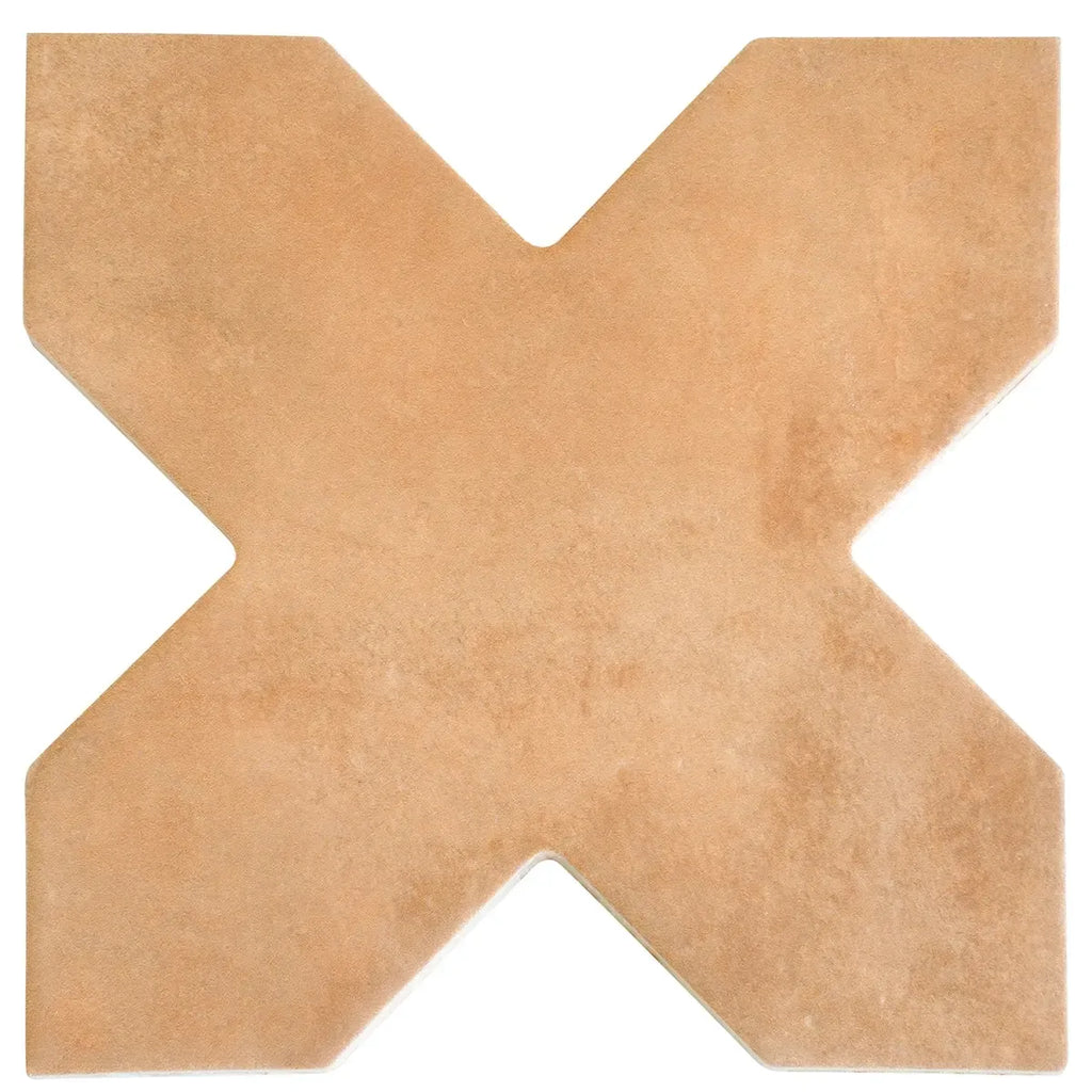 Camila Terra Cotta Cross Porcelain Tile | Tile Club