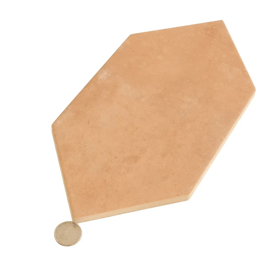 Camila Terra Cotta Hex Porcelain Tile | Tile Club
