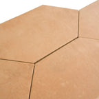 Camila Terra Cotta Hex Porcelain Tile | Tile Club