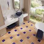 Camila Royal Blue Square 5.9x5.9 Porcelain Tile | Tile Club