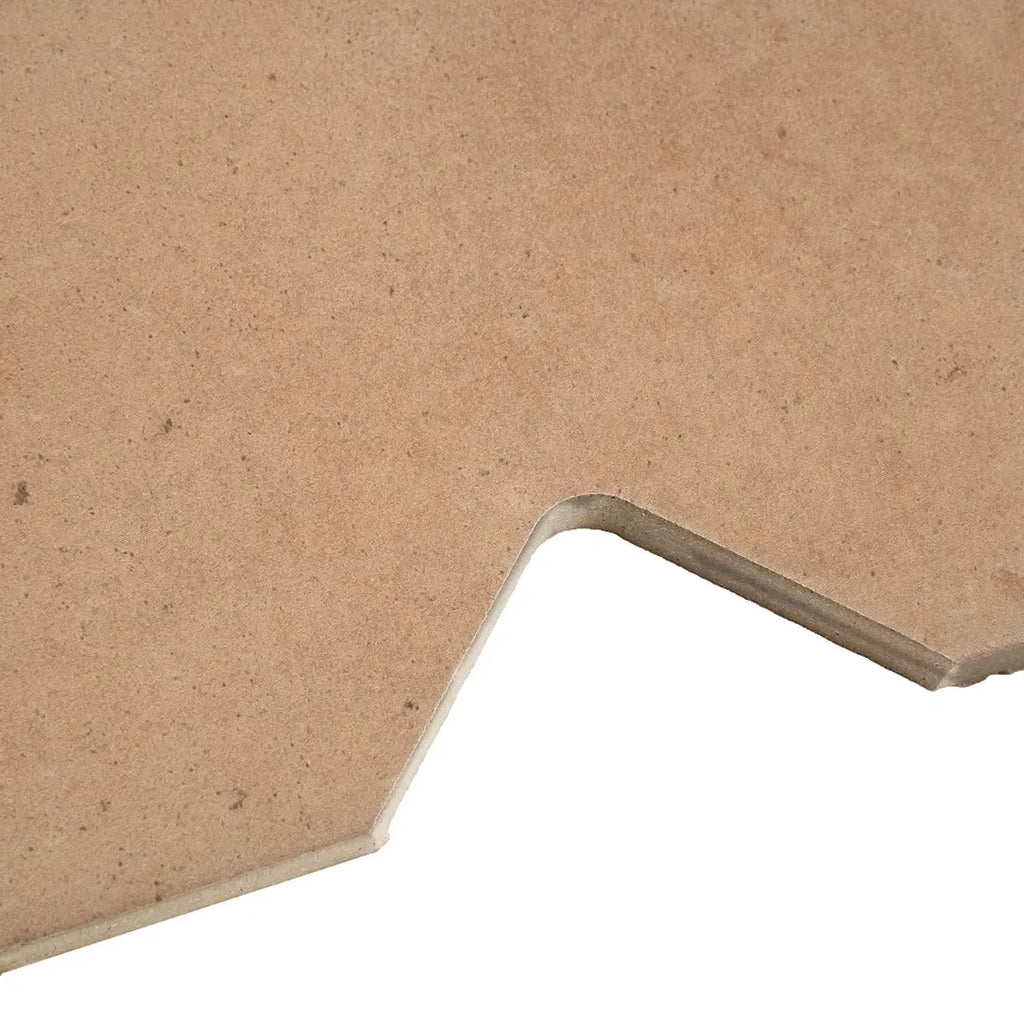 Camila Terra Cotta Notch Porcelain Tile | Tile Club