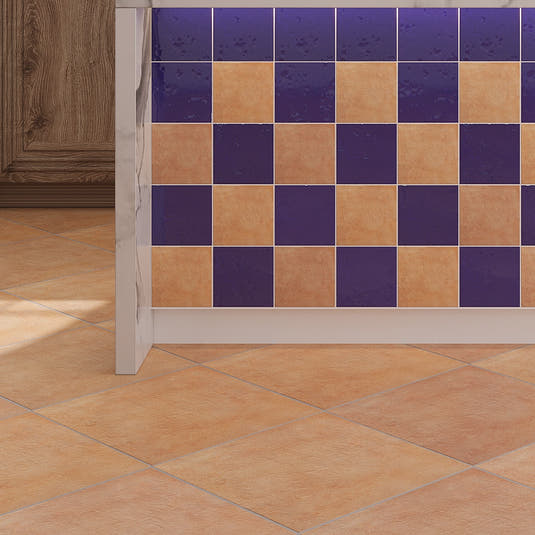 Camila Royal Blue Square 5.9x5.9 Porcelain Tile | Tile Club