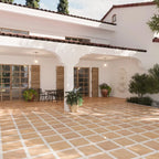 Camila Terra Cotta Square 18x18 Porcelain Tile | Tile Club