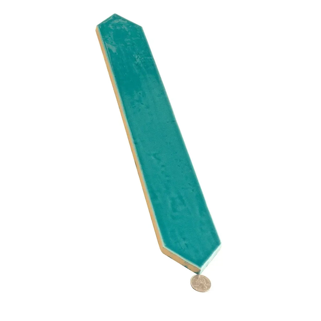 Camila Turquoise Picket Porcelain Tile | Tile Club