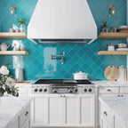 Camila Turquoise Square 5.9x5.9 Porcelain Tile | Tile Club