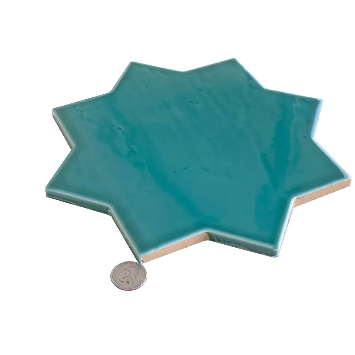 Camila Turquoise Star Porcelain Tile | Tile Club
