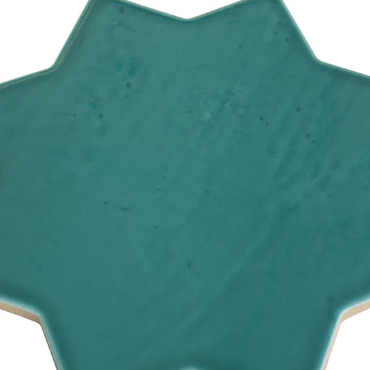Camila Turquoise Star Porcelain Tile | Tile Club