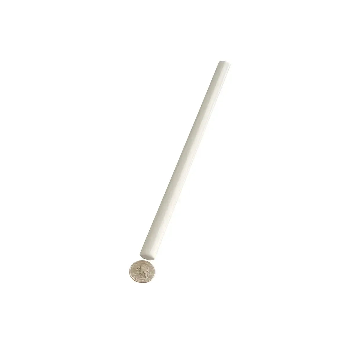 Camila White Porcelain Bullnose Tile Trim | Tile Club