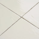 Camila White Square 5.9x5.9 Porcelain Tile | Tile Club