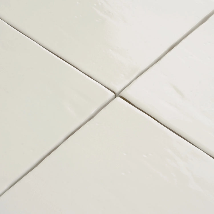 Camila White Square 5.9x5.9 Porcelain Tile | Tile Club