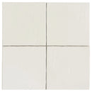 Camila White Square 5.9x5.9 Porcelain Tile | Tile Club
