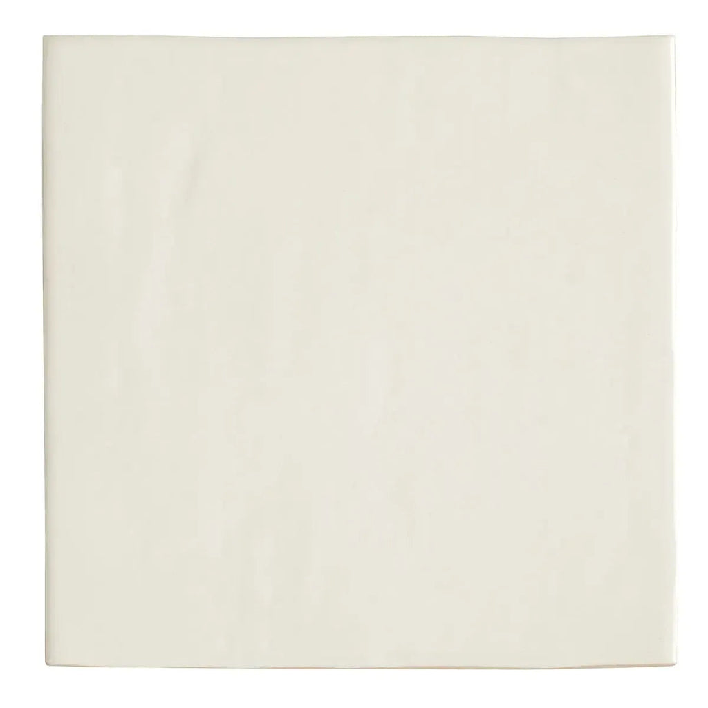 Camila White Square 5.9x5.9 Porcelain Tile | Tile Club