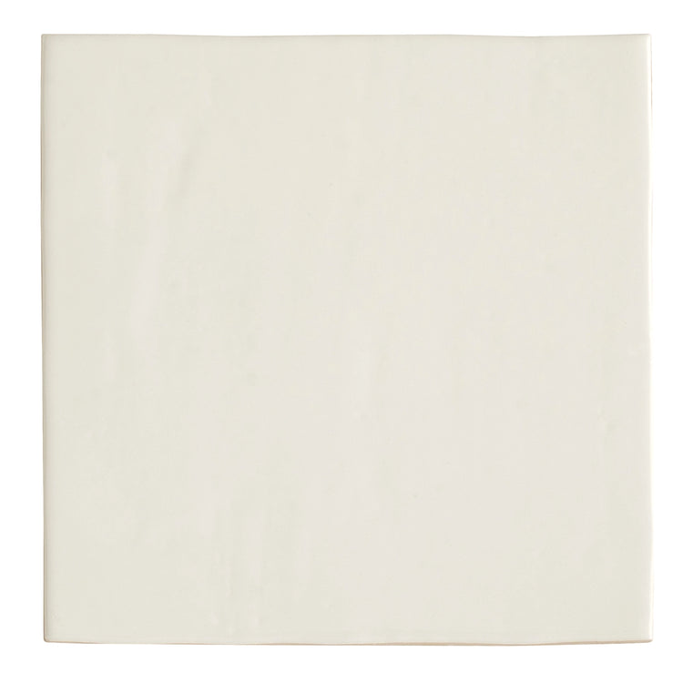 Camila White Square 5.9x5.9 Porcelain Tile | Tile Club