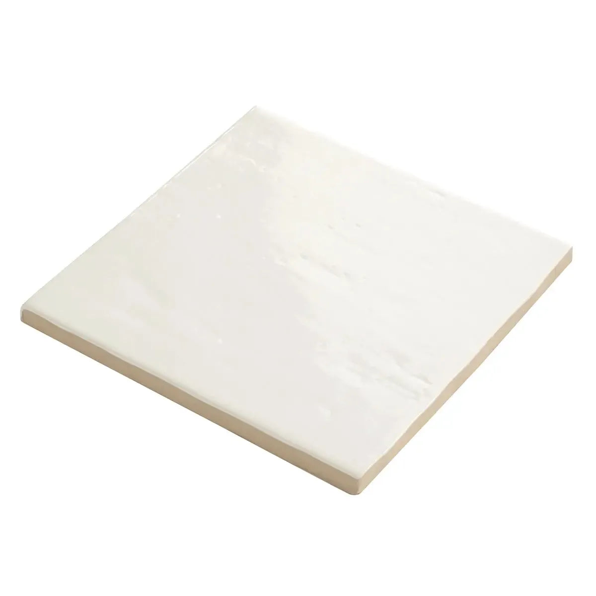 Camila White Square 5.9x5.9 Porcelain Tile | Tile Club