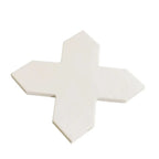 Camila White Cross Porcelain Tile | Tile Club