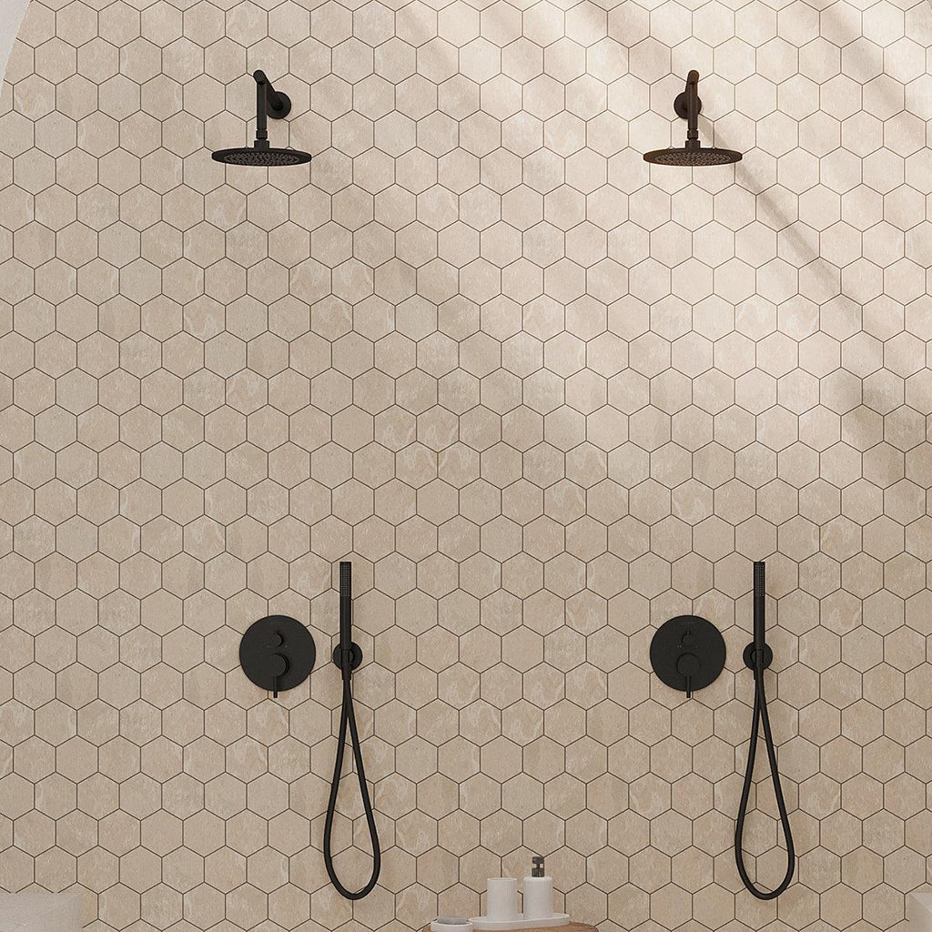 Campbell Beige Hexagon 10x12 | Tile Club