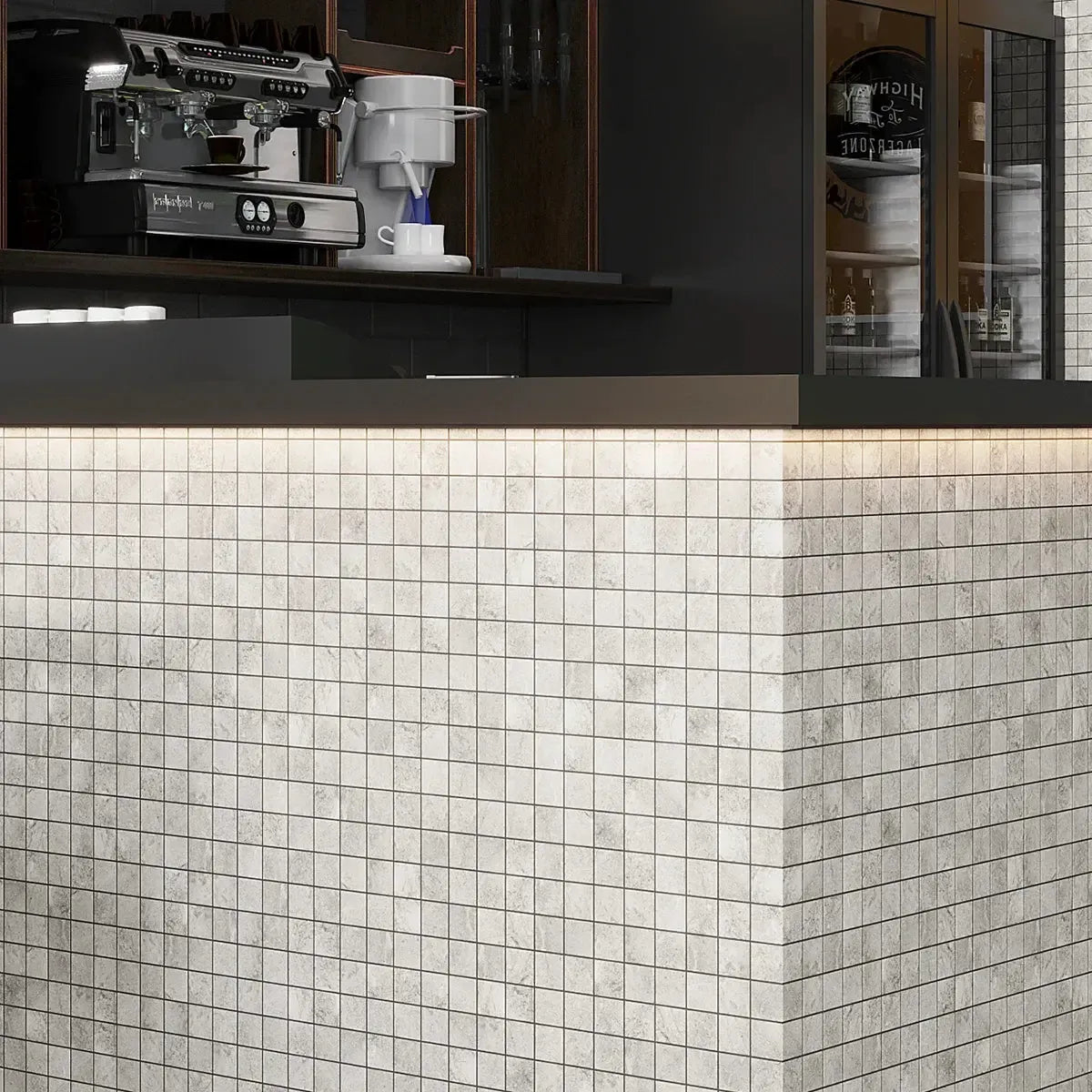Campbell Gray Mosaic 12x12 | Tile Club