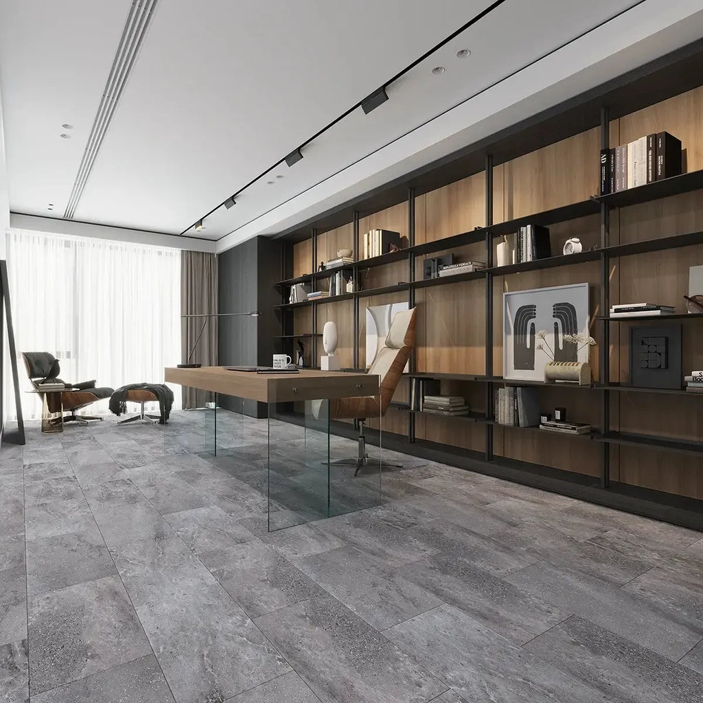 Campbell Gray Rect. 12x24 | Tile Club