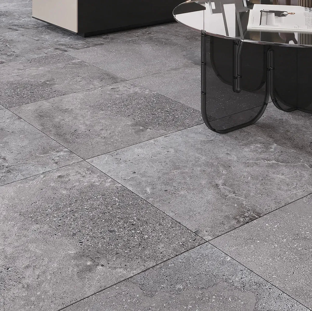 Campbell Dark Gray Rect. 24x24 | Tile Club