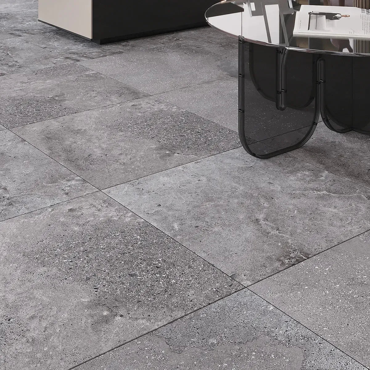 Campbell Dark Gray Rect. 24x24 | Tile Club