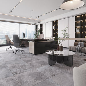 Campbell Dark Gray Rect. 24x24 | Tile Club